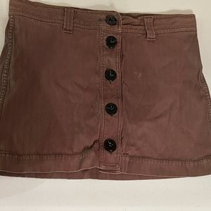 Textured Burberry skirt